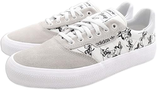 Amazon アディダスオリジナルス スニーカー メンズ ディズニー スリーエムシー スポーツ グーフィー Crystal White 27 5cm Us9 5 スニーカー
