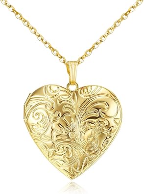 Amazon.com: YOUFENG Locket Necklace 