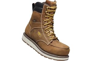 KEEN Utility mens CSA Cincinnati 8” Waterproof Composite Toe Wedge Work Boots