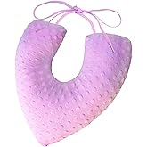 BELINOUS Lumpectomy Pillow, Mastectomy Surgery Breast Pillow, Post Surgery Pillow for Breast Cancer, Mastectomy Recovery Supplies for Sleeping & Arm Support - Breast Cancer Gifts for Woman (Pink)