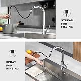 Tohl ar Kitchen Sink Mixer Tap Chrome with Pull Down Sprayer 2 Modes view 3