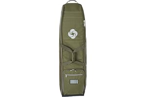 Samsonite Soft-Sided Golf Travel Bag with Wheels, Heavy-Duty 600D Polyester, Additional Top Padding, Shoe/Accessory Pocket, F