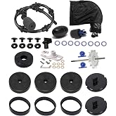 ATIE Pool Cleaner Tune Up Rebuild Kit K49 with Wheel C7, Tire C11, Drive Shaft C86, Turbine Bearing C80, All Purpoe Bag K23, Sweep Hose B6, Wheel Bearing C60 for Polaris 280 Black Max Pool Cleaner