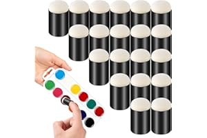 ASTER 20Pcs Finger Sponges Daubers,Finger Painting Sponge Brushes,Black Finger Painting Drawing Dauber for Painting Drawing Ink Card Making