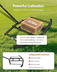 VEVOR Drag Harrow, 66" Width Tow Behind Drag