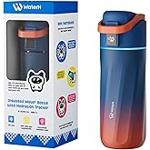 BOOST Smart Water Bottle with Reminder & Tracker, 16oz Kids Water Bottle for School, DIY Refrigerator Magnets, BPA-Free Vacuum Insulated Stainless Steel, Ideal Gift for Christmas, New Year