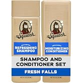 Dr. Squatch Men's Natural Shampoo and Conditioner Set (11 fl oz, 2-Pack) | Refreshing, Scalp Nourishing Formula, Moisturizing Natural Shampoo and Conditioner for Men (Fresh Falls)
