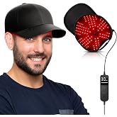 RELEXNOW Red Light Therapy Cap for Hair with Upgraded 180 Tri-Chip LEDs | Upgraded 660nm 850nm 940nm Wavelengths Red Light Therapy for Head, Infrared Light Cap for Men &amp; Women with Timer Controller