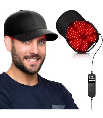 Amazon.com: RELEXNOW Red Light Therapy Cap for Hair with Upgraded