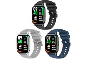 Harikiri Bands Compatible with Fitpolo smart watch IDW13/IDW16/IDW19,22mm Silicone Strap for Woneligo W13,Veryfit IDW19,TOOBUR IDW26/IDW20/IDW16,FITVII HM57/HM78/H56,RUIMEN D1/H1 for Smartwatch