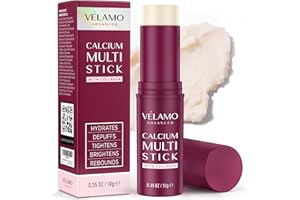 VELAMO ADVANCED Calcium Multi Stick: All In One Calcium Volume Balm with Collagen, Bakuchiol & Glutathione - Revitalizing, Hy