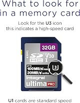 Integral 32GB SD Card SDXC UHS-I U3 V30 100MB/s 4K Premium High Speed view 3