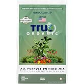 True Organic All Purpose Potting Mix &ndash; Organic Blend for Seedlings, Plant Starts, and Container Gardening &ndash; 8 Quart Bag
