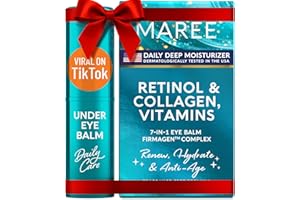 MAREE Under Eye Balm Stick with Retinol & Ceramide Complex - Facial Moisturizer for Dark Circles & Wrinkles - Under Eye Brightener Stick, Anti Wrinkle Hydrating Face Skincare