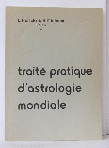 Download Traité pratique d'astrologie mondiale PDF
