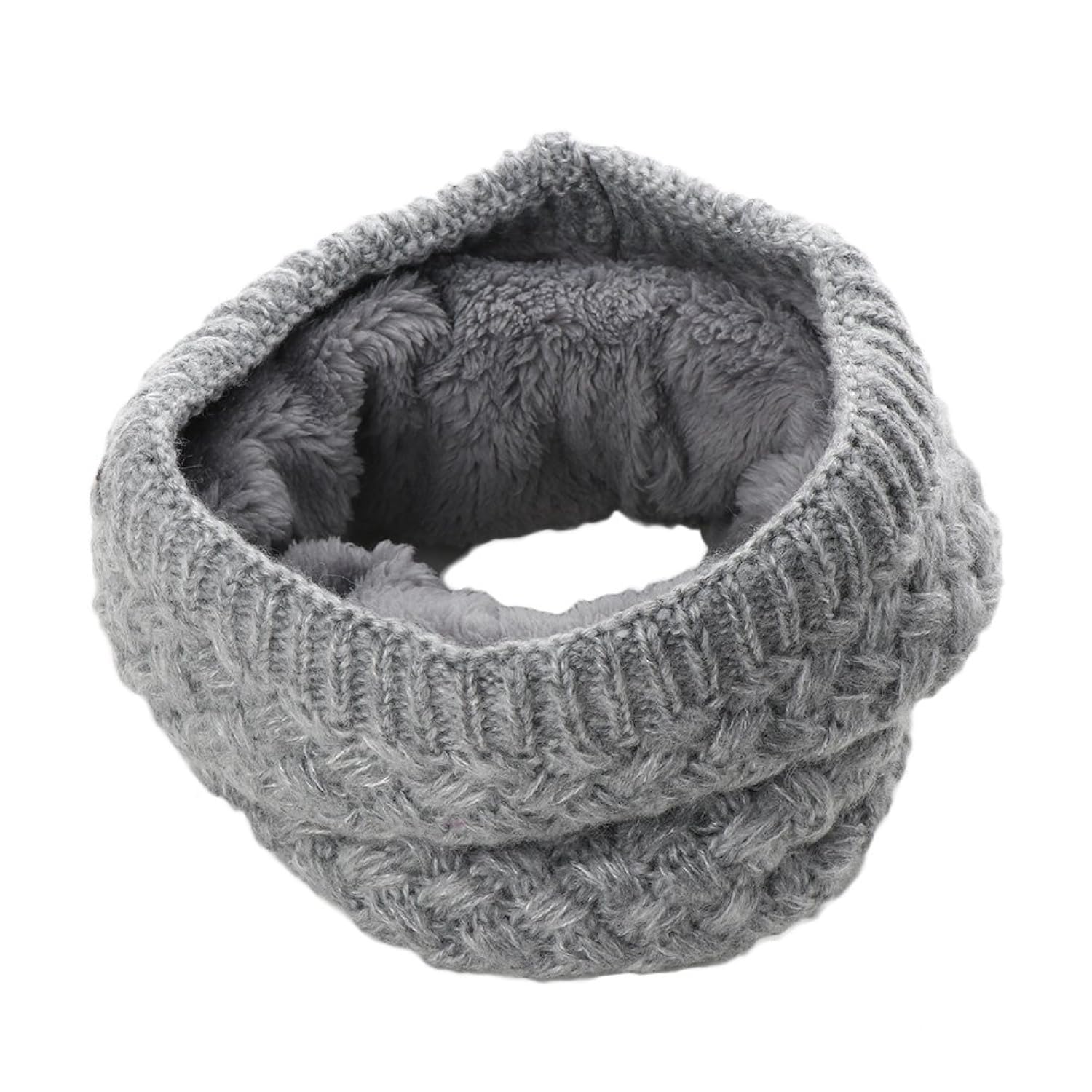 blingg wool & fur collar scarf gift for men & women