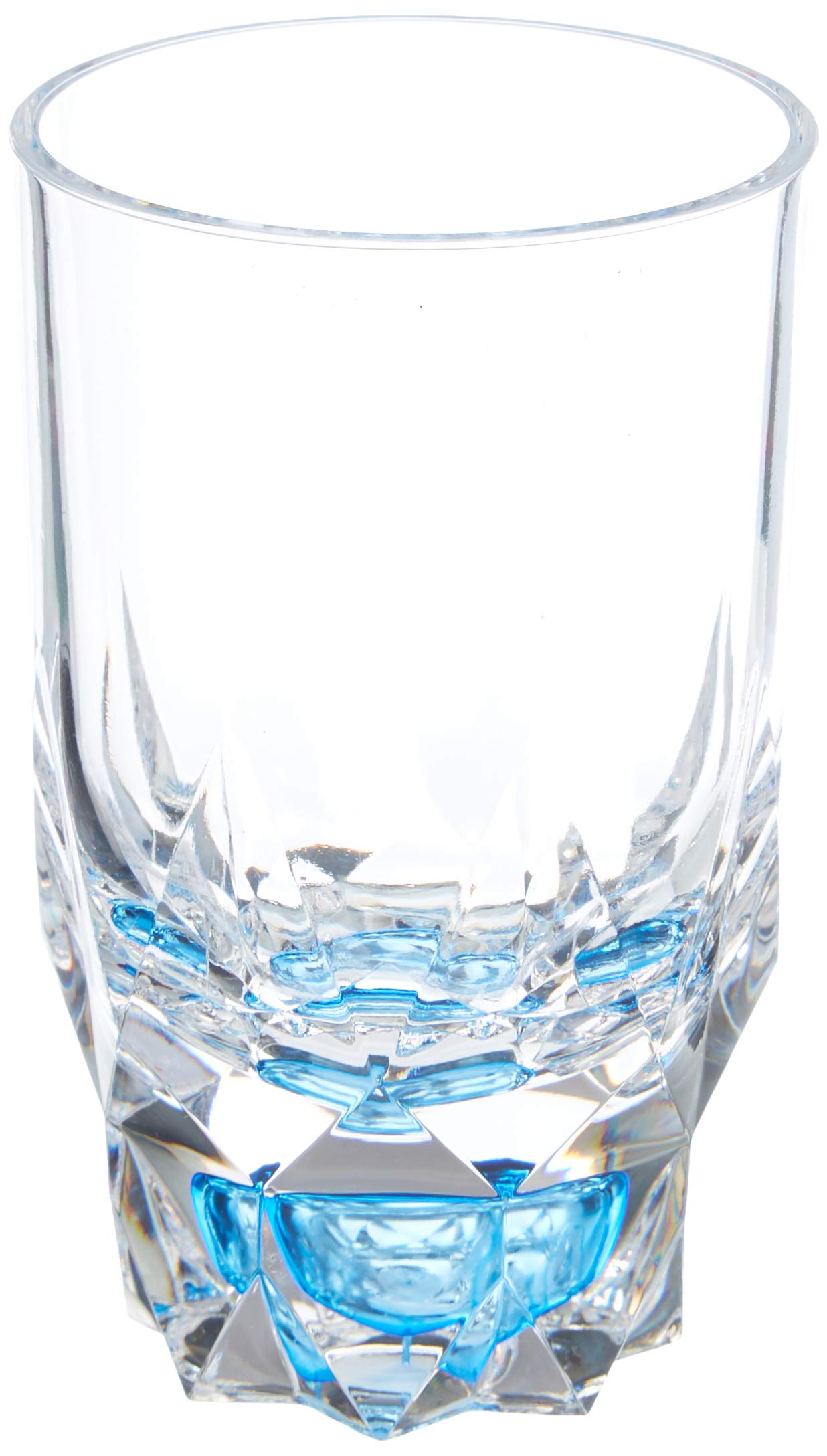 Spirella Table Accessory Diamond Glass Clear Blue 1101532, White, Standard