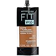 Maybelline New York Fit Me Matte + Poreless Liquid Foundation, Pouch Format, 360 Mocha, 1.3 Ounce