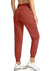 G Gradual Women's Joggers Pants with Zipper Pockets