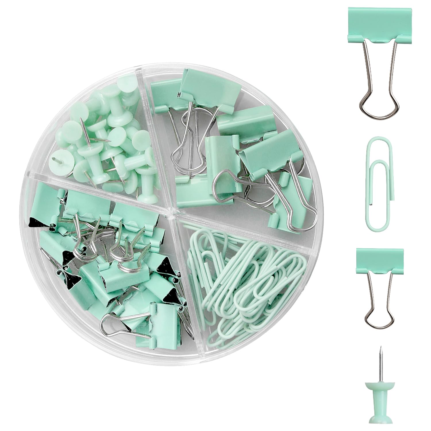Versatile Combo Office Set - Multipurpose Paper Clips and Staples Kit with Assorted Paperclips, Staples, and Binder Clips for Students and Professionals