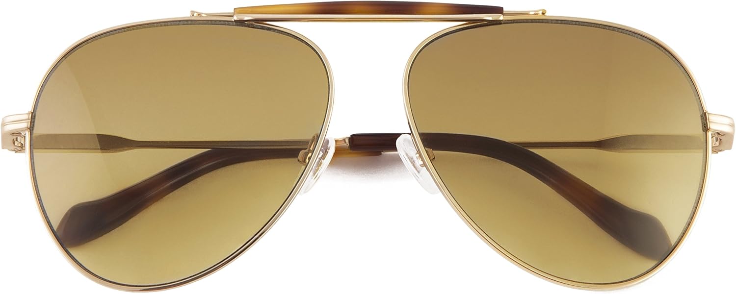 amber mirrored tint sunglasses