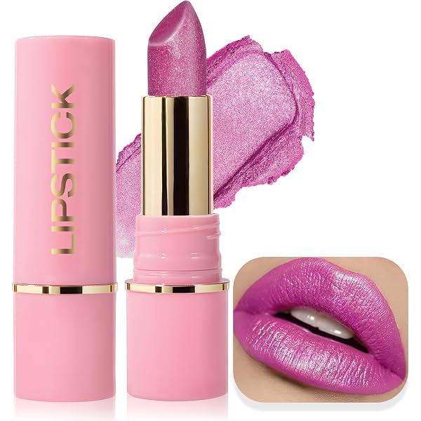 Erinde Glitter Shine Lippenstift – Perlmutt-Diamant-Glanz, Cremig & Feuchtigkeitsspendend, Hochpigmentiert, Langanhaltend – Farbe #03
