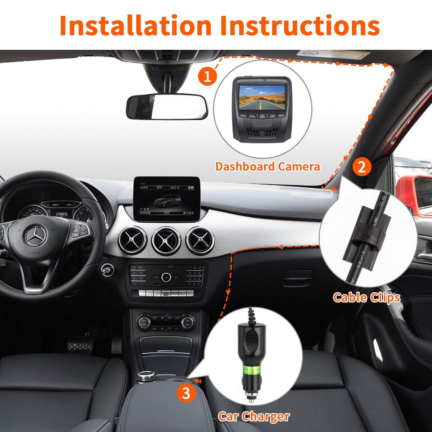 Dash Camera For Cars Dash Cam Dashboard Camera Camcorder Driving Video Recorder Hd 1080p Starlight Night Vision G Sensor Wdr Motion Detection Parking Monitor Loop Recording C101 Yeehao Car Electronics Accessories On Dash Cameras