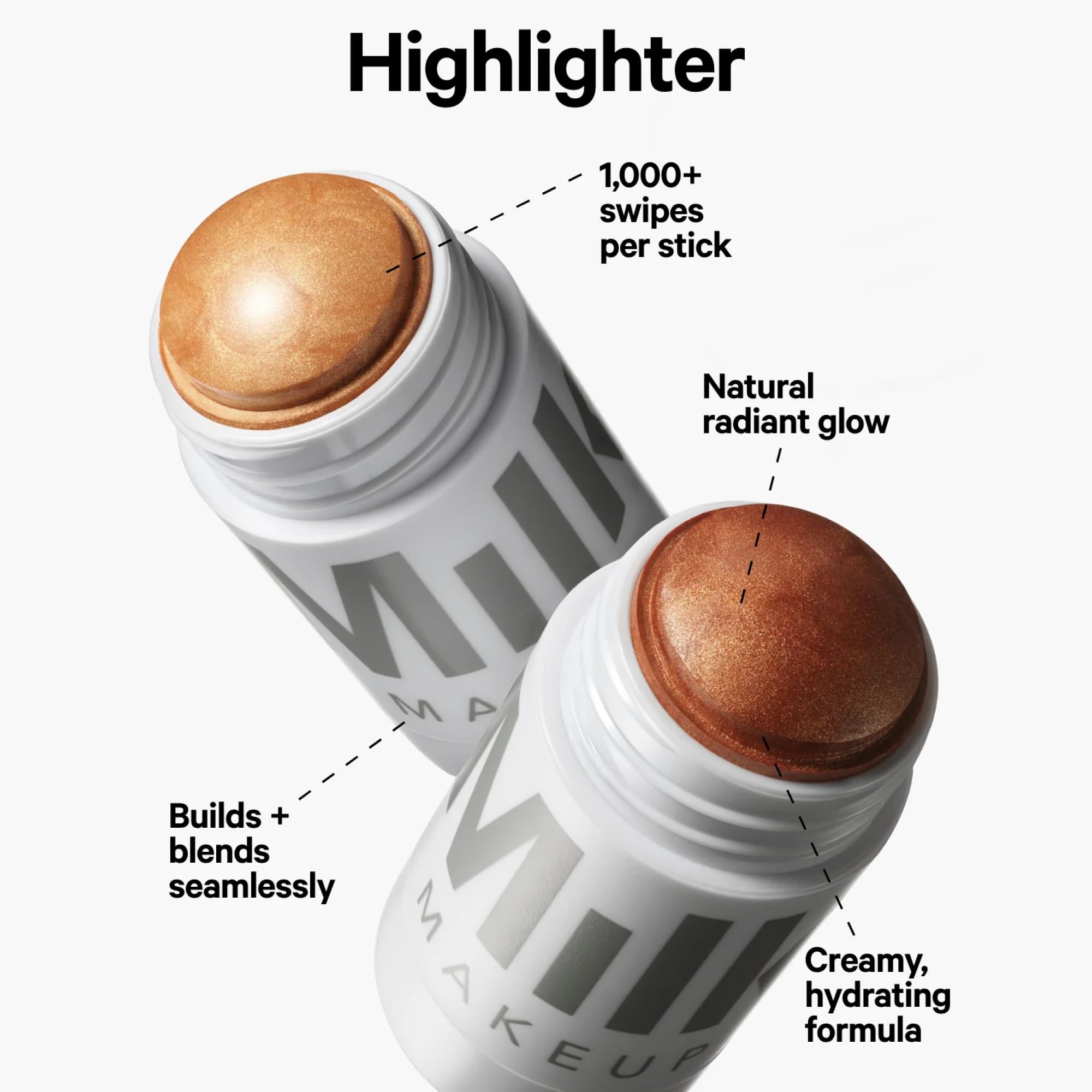 Milk Makeup Highlighter – Cream Highlighter Stick for Face + Body with Radiant, Shimmery Glow – Buildable, Blendable, Vegan Formula for All Skin Types