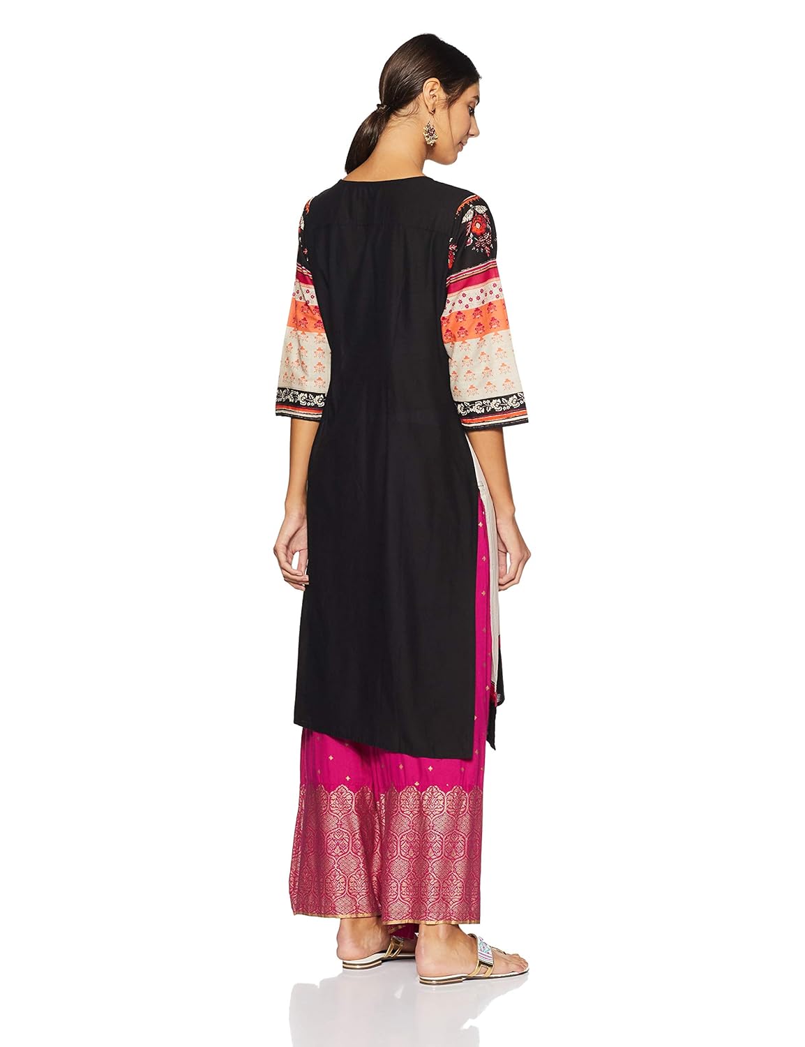 indigo women's straight kurta