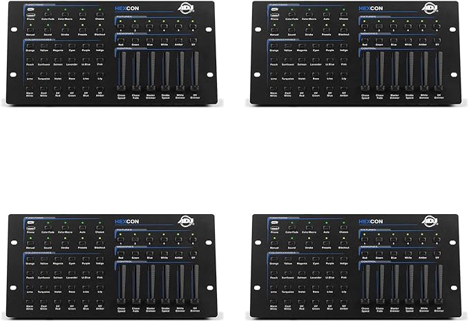 Amazon.com: ADJ HEXCON Hex Series 6 Channel DMX DJ Controller with