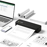 Portable Thermal Printer for Laptop/Phone, Travel Inkless Bluetooth Printer | Support 8.5" X 11" Letter &amp; A4, for Home Use Car Office School