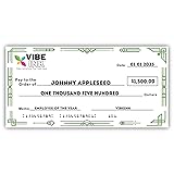 Custom Giant Fake Check Oversized Presentation