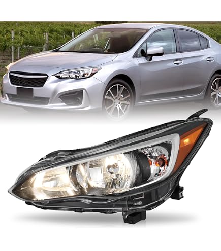 Halogen Headlight Assembly For 2017-2022 Subaru Impreza & Crosstrek – Passenger Side