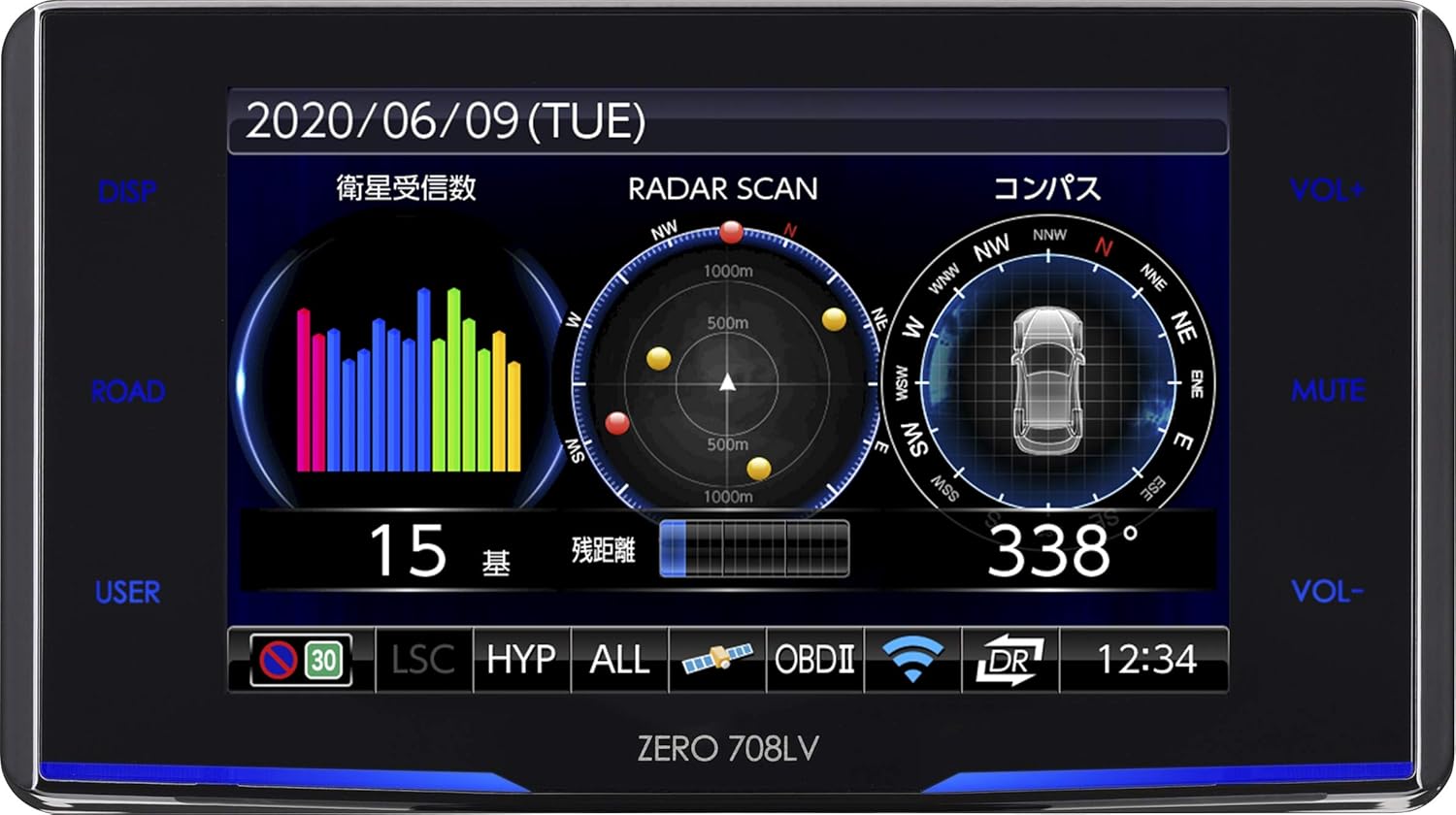 コムテック ZERO 708LV ドライビング・セーフティ・センサー ZERO 708LV | COMTEC 株式