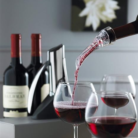 Vgreenlife Aerating Wine Pourer With Rubber Gasket Specially Designed To Fit Snugly For Reduced Drip #way #to #aerate #wine Vgreenlife Aerating Wine Pourer With Rubber Gasket Specially Designed To Fit Snugly For Reduced Drip