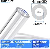 Tailonz Pneumatic 4mm OD PU Air Tubing 10m High Flex Elastic 1 MPa view 2