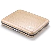 ÖGON -DESIGNS- Aluminum wallet, Large capacity with metal lock, RFID Protection against fraud and demagnetization, Smart Case OSLO Large model