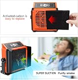 Preciva Soldering Fume Extractor UK Plug, 8 Active Carbon Filters, 2 Clips view 5