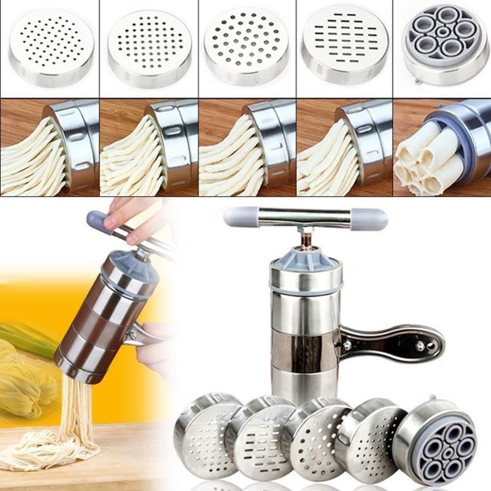 Machine Maker Noodle Steel Stainless Extruder Pasta Manual Maker
