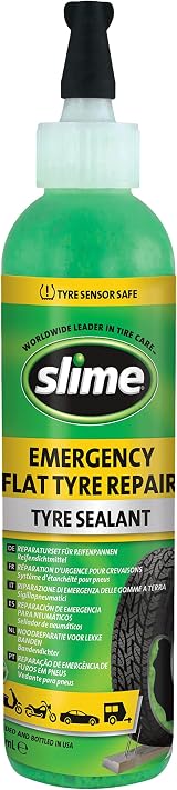 Slime 10016 Flat Tyre Puncture Repair Sealant 237 mL Emergency Kit