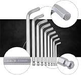 Gunpla 9-Piece Ball End Hex Key Set 1.5-10mm Long Arm Hex Wrenches view 4