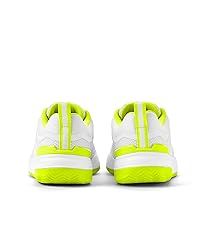 WILSON Women's Sneaker, White/Safety Yellow, 6