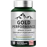 Quantum Gold Performance Capsulas – Daily Energy & Endurance Support Supplement | Boost Motivation & Confidence | 60 Capsules(1PC)