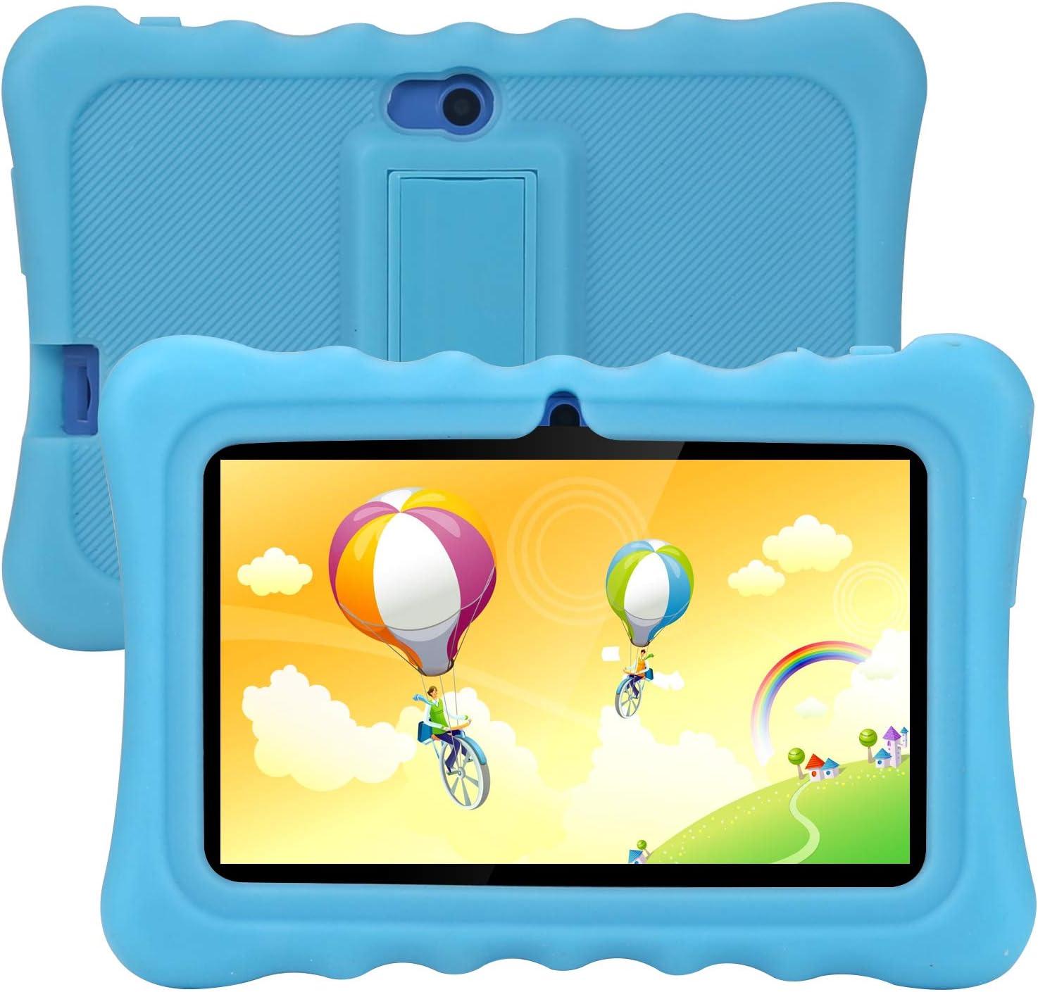 Tagital T7K Plus Kids Tablet, 7 inch Display, Kids Mode Pre-Installed, with WiFi and Camera and Games, HD Kids Edition (Blue)
