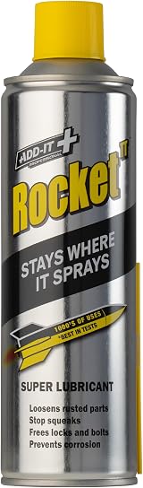 Rocket TT Multi-Purpose Lubricant Spray 450ml Rust Remover Anti-Corrosion