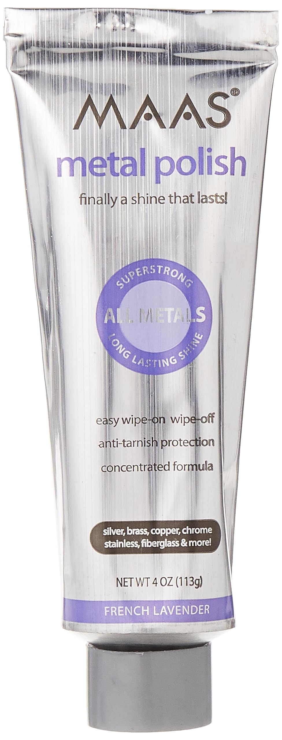 Maas Concentrated Metal Cleaning & Polishing Creme, 113g