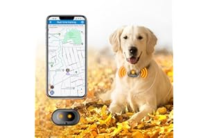 Fajocru Tractive GPS Tracker & Health Monitoring for Dog with LED Light Up,Sounding, Waterproof GPS Location & Smart Pet Activity Tracker, Super Long Standby time, Unlimited Range use for Dogs Collar