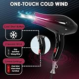 Jooayou Hair Dryer 3000W Ionic 3 Heat 2 Speed Diffuser Cool Shot Home Salon view 4