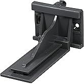 2 Pack DTC Rear Mounting Brackets Heavy Duty Drawer Slide Socket Plastic Grey Color for DTC Undermount Drawer Glides with Len