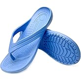 Temi Women's Flip Flops,Soft Lightweight Sandals for Women Anti Slip Casual Slippers Shower Beach Pool Bathroom Flat Slides Shoes